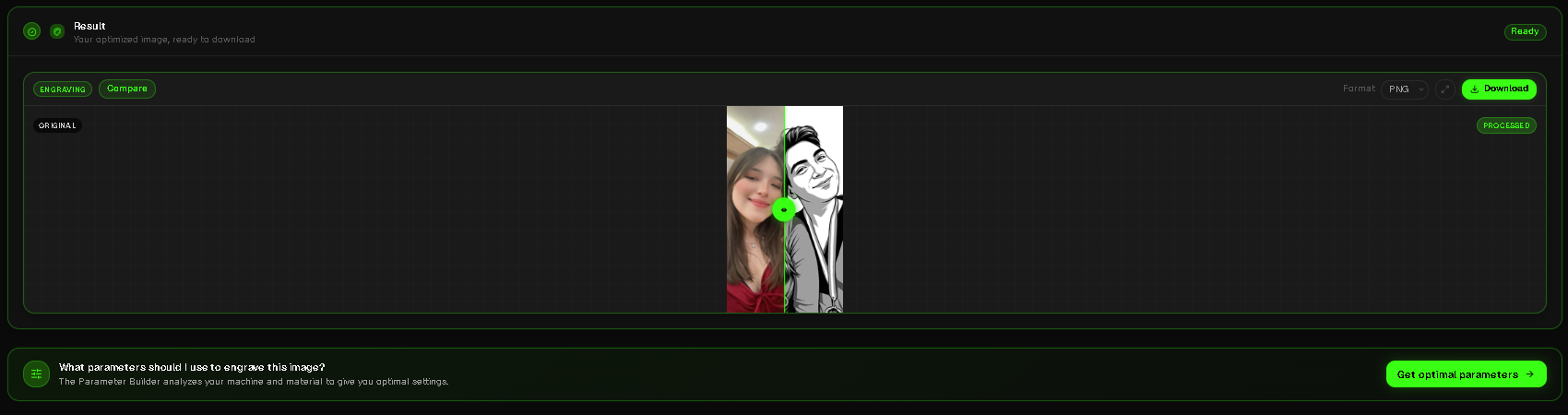 Mis parámetros guardados